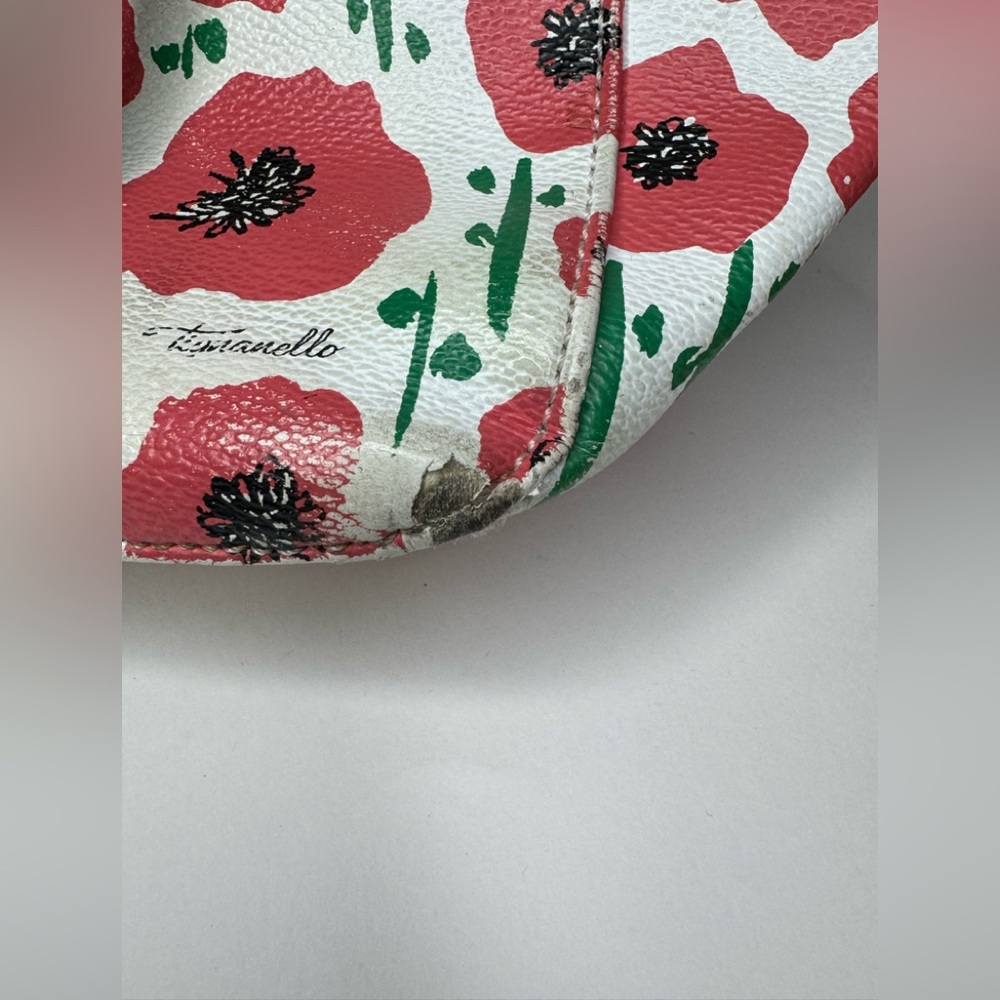 Tignanello Strawberry Poppy Medium Handbag Tote Bag Purse - Picture 13 of 16